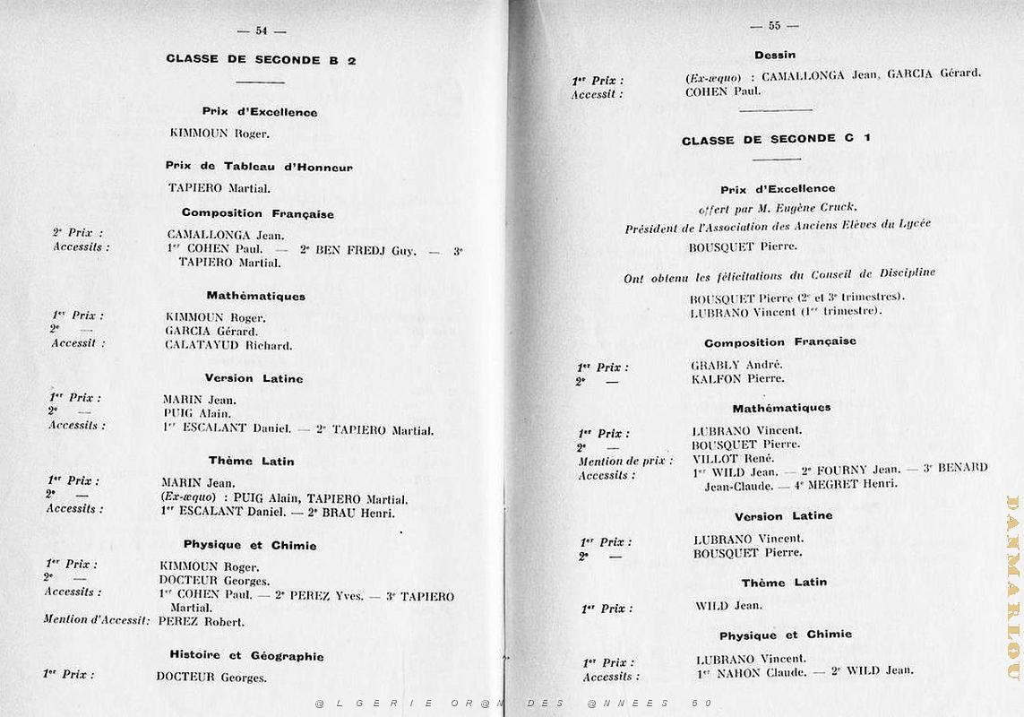 LYCEE LAMORICIERE DISTRIBUTIONS PRIX  29 JUIN 1955   (30).JPG